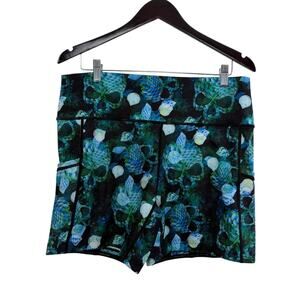 CVG Constantly Varied Gear Shorts Womens 2XL Mermaid Skull Squat Gym Workout 5.5